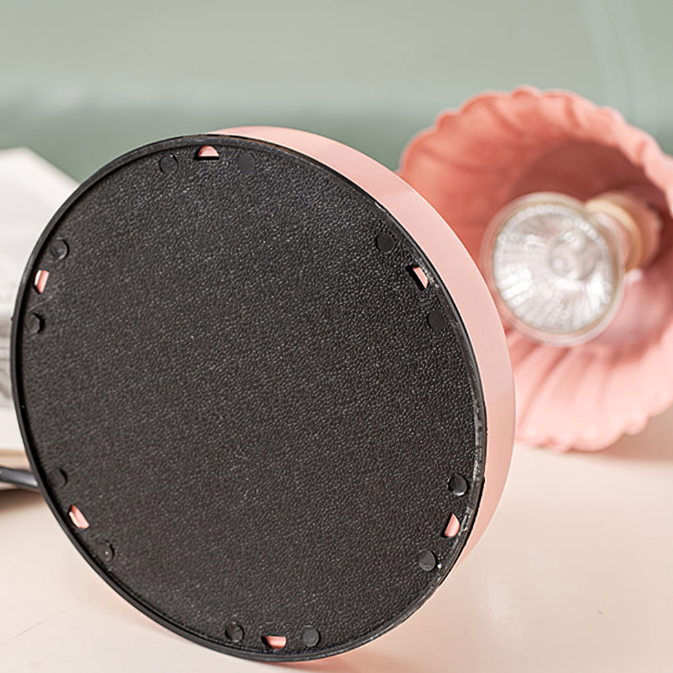 Frendorf | BloomAura – Charmante rosa Glas-Tischlampe