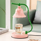 Frendorf | BloomAura – Charmante rosa Glas-Tischlampe