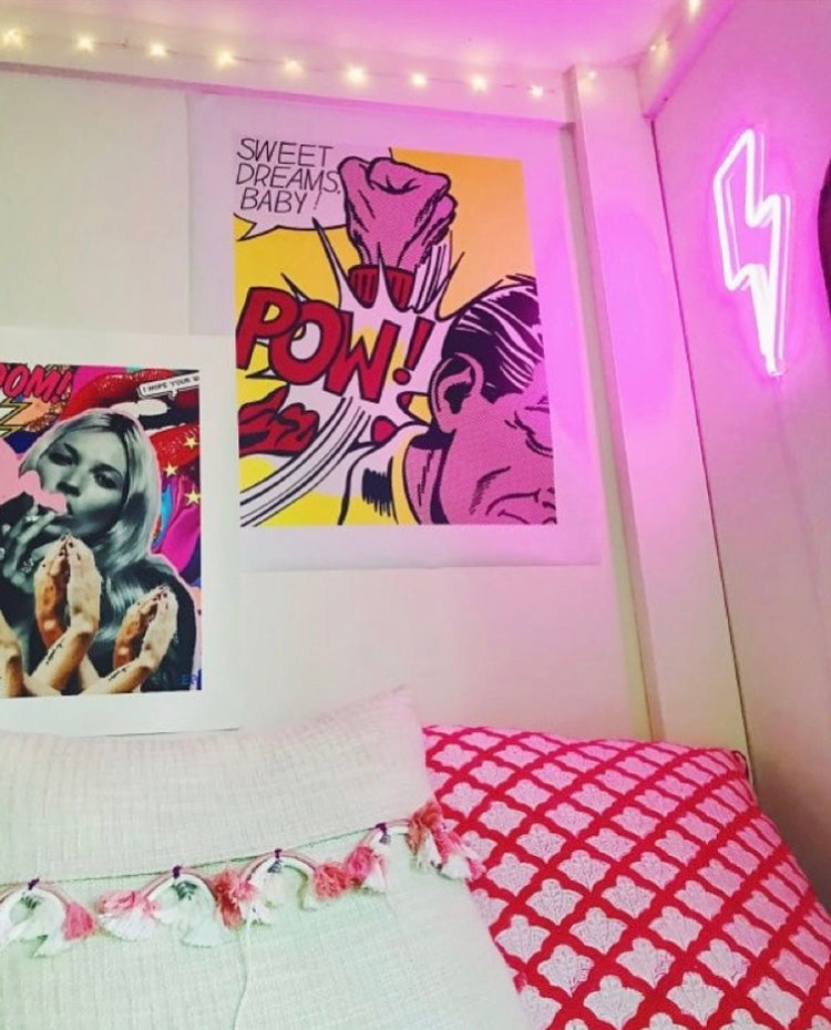 Pink Neon Blitzschlag