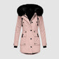 Wasserdichte Winterjacke mit Kapuze für Damen