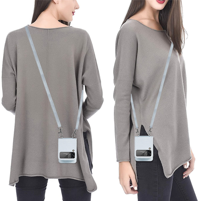 Frendorf | Tragbare Mode Leder Umhängetasche RFID-blockierende Geldbörse Hülle