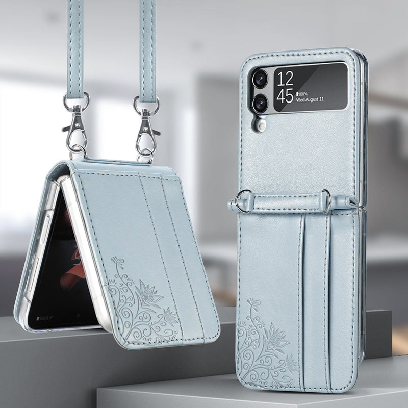 Frendorf | Tragbare Mode Leder Umhängetasche RFID-blockierende Geldbörse Hülle