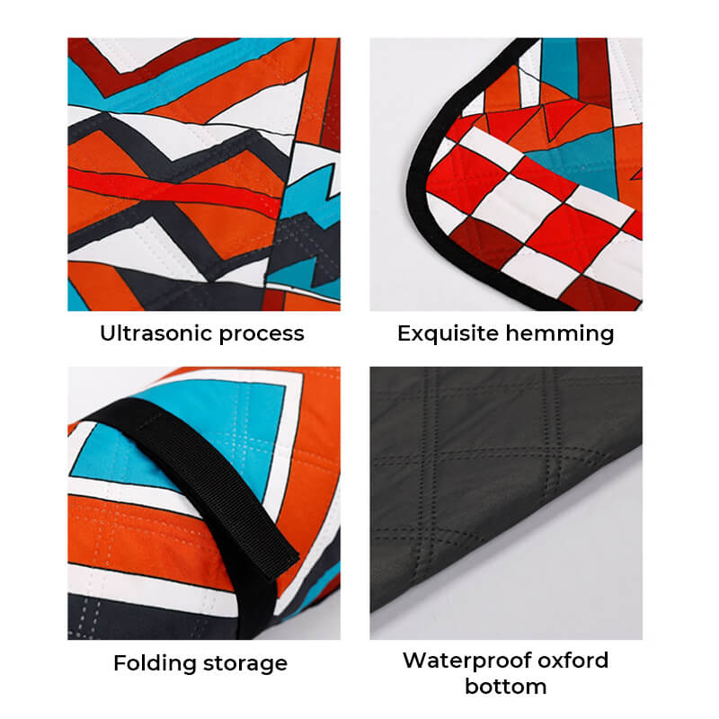 Portables wasserdichtes Campingmatte Ultraschall Picknickmatte