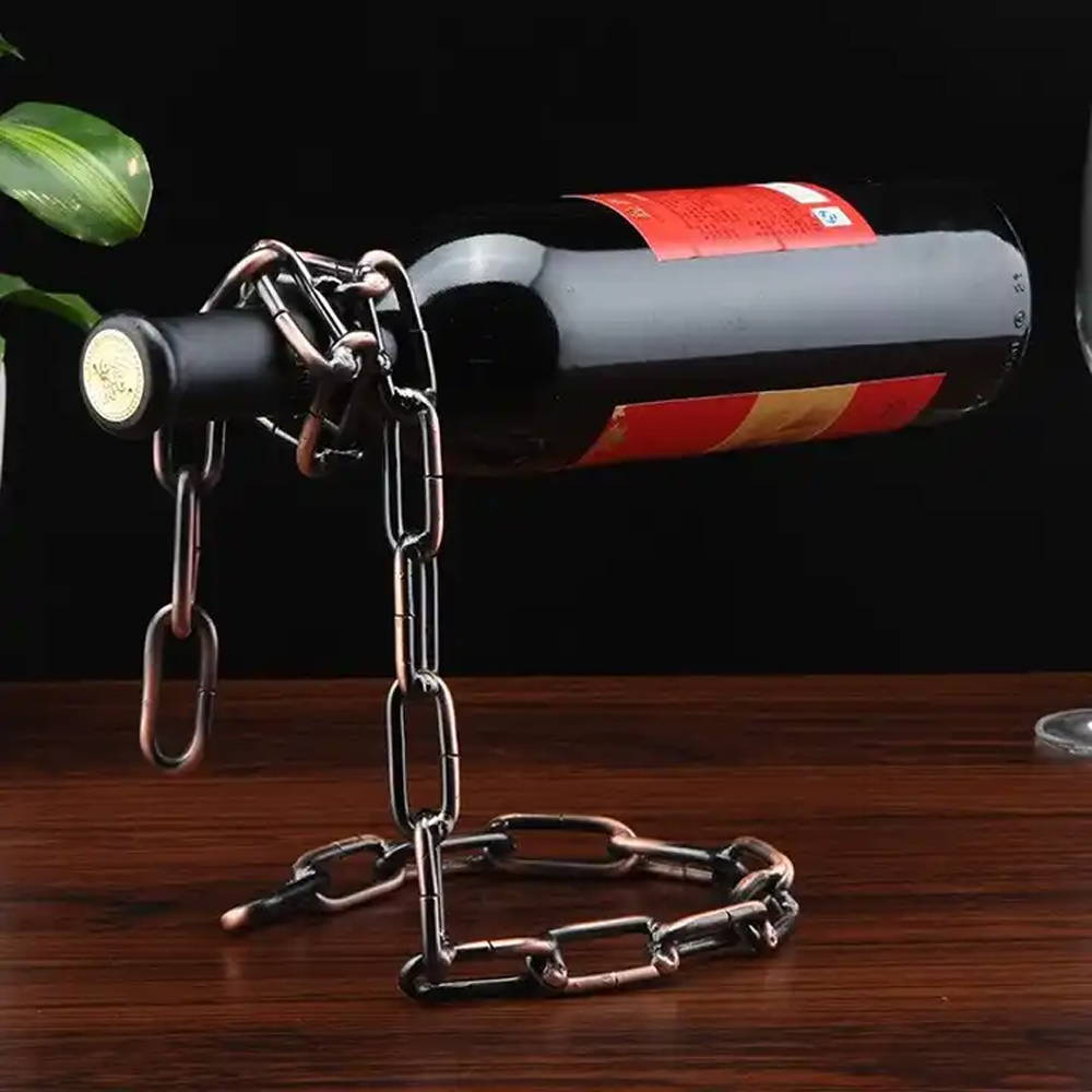 Frendorf | LuxeVibe Eleganter Weinflaschenhalter für stilvolle Wohnkultur