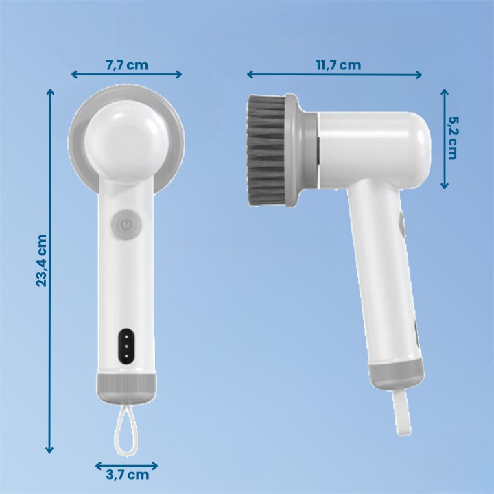 Frendorf | CleanForce – Elektrische Schrubzbürste Professionelle Küchen- und Herdreiniger