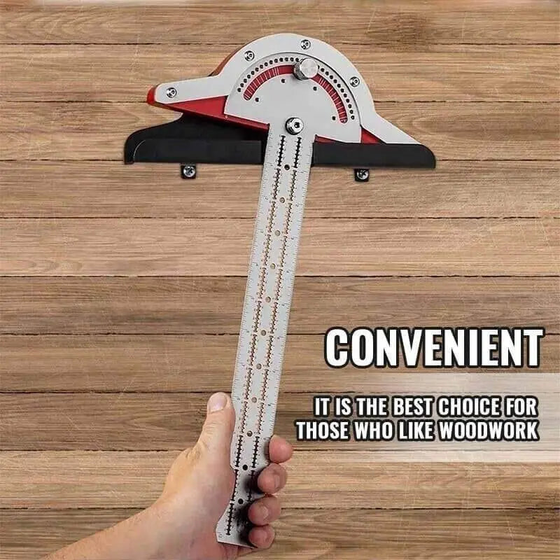 Frendorf |  EdgeRuler - Hochwertiges Präzisionskantenlineal für Exakte DIY-Messungen