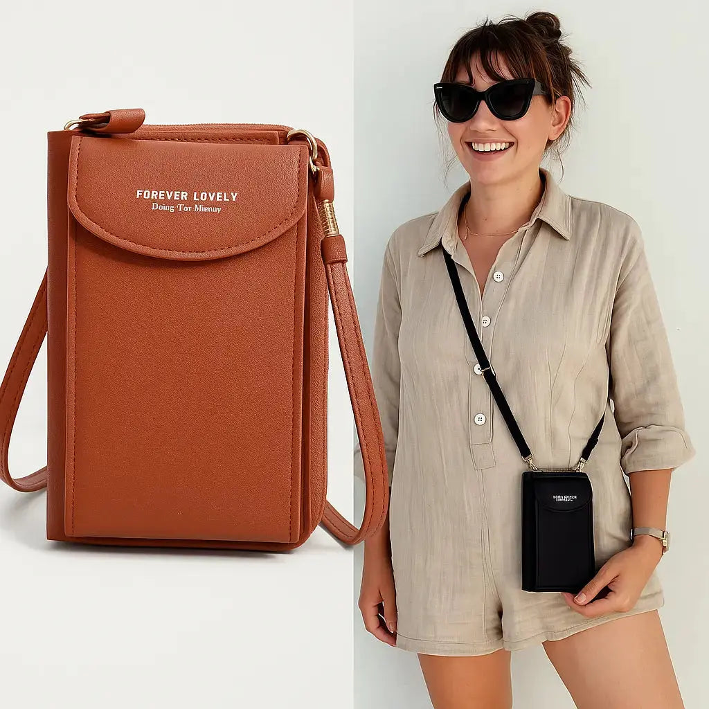 Frendorf | Bella - Praktische Clutch-Geldbörse mit Schulterriemen