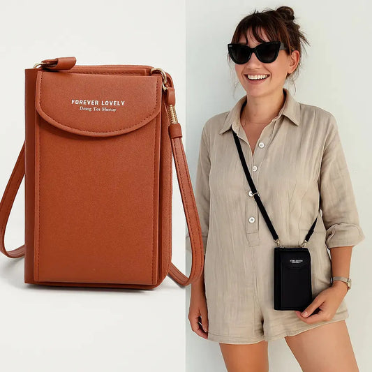 Frendorf | Bella - Praktische Clutch-Geldbörse mit Schulterriemen