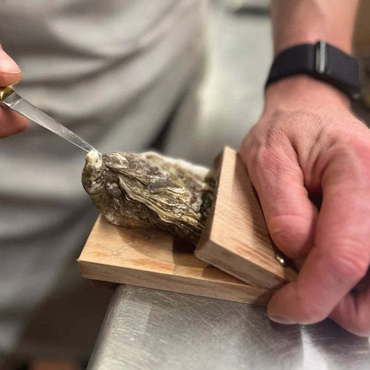 Premium Holzgriff Austernschalen-Öffner-Klemme