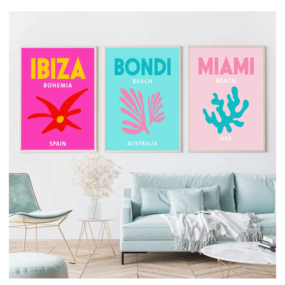 Preppy Leinwand Wandkunst