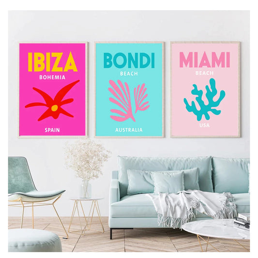 Preppy Leinwand Wandkunst