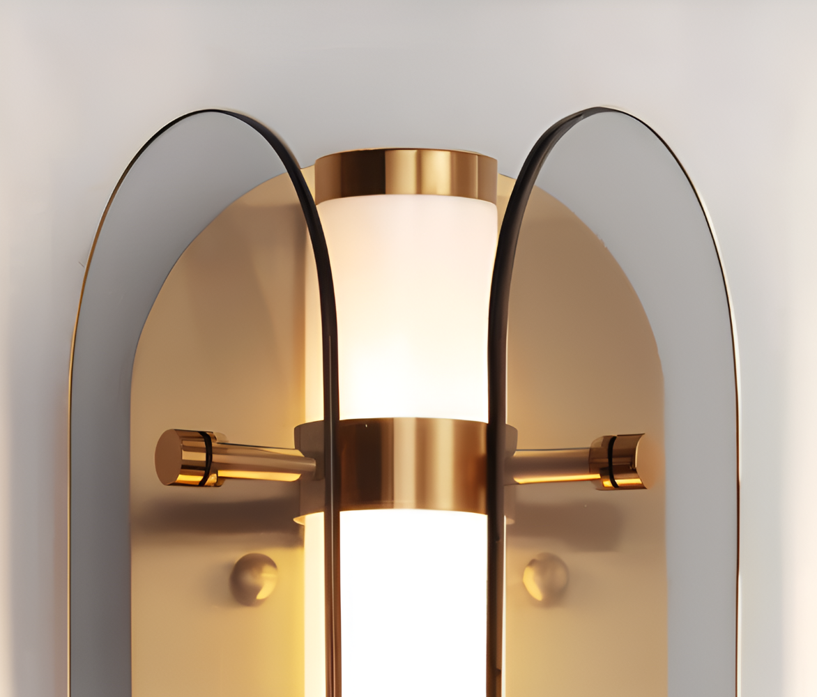 Frendorf | PrismGlos Wandleuchte - Glas Wandleuchte - Ellipse Wandleuchte Design - Moderne Wandleuchten LED