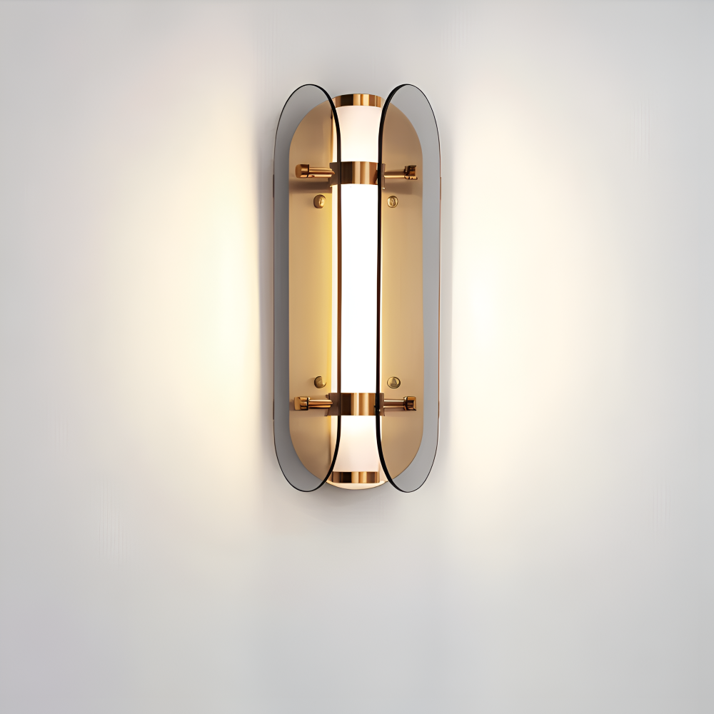 Frendorf | PrismGlos Wandleuchte - Glas Wandleuchte - Ellipse Wandleuchte Design - Moderne Wandleuchten LED