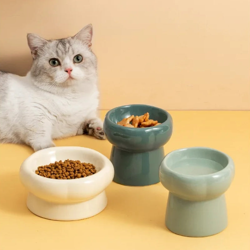 Luna Keramische Erhabene Katzennäpfe