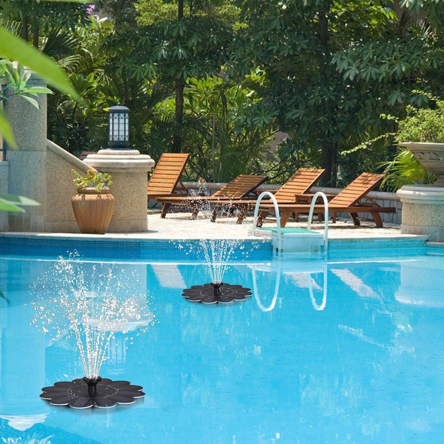 Frendorf | Blumenförmiger Wasserbrunnen für Teiche und Pools