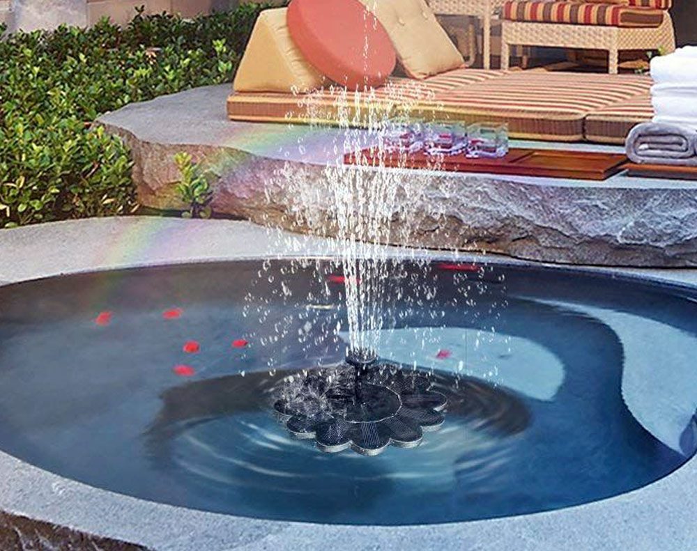 Frendorf | Blumenförmiger Wasserbrunnen für Teiche und Pools