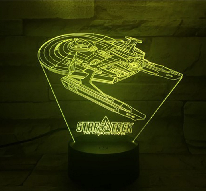 Star Trek 3D optische Illusionslampe