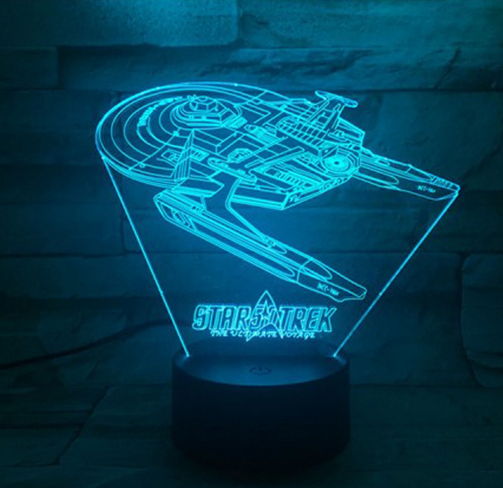 Star Trek 3D optische Illusionslampe