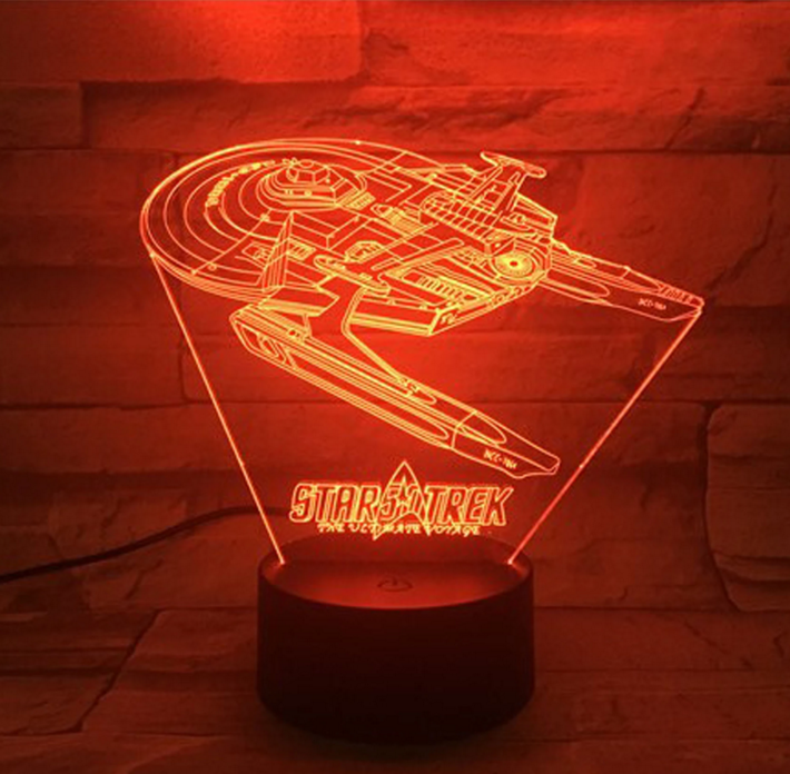 Star Trek 3D optische Illusionslampe