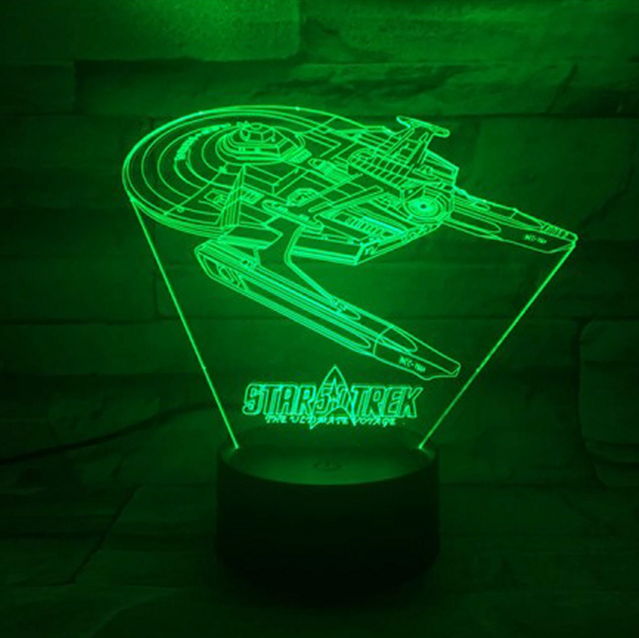 Star Trek 3D optische Illusionslampe