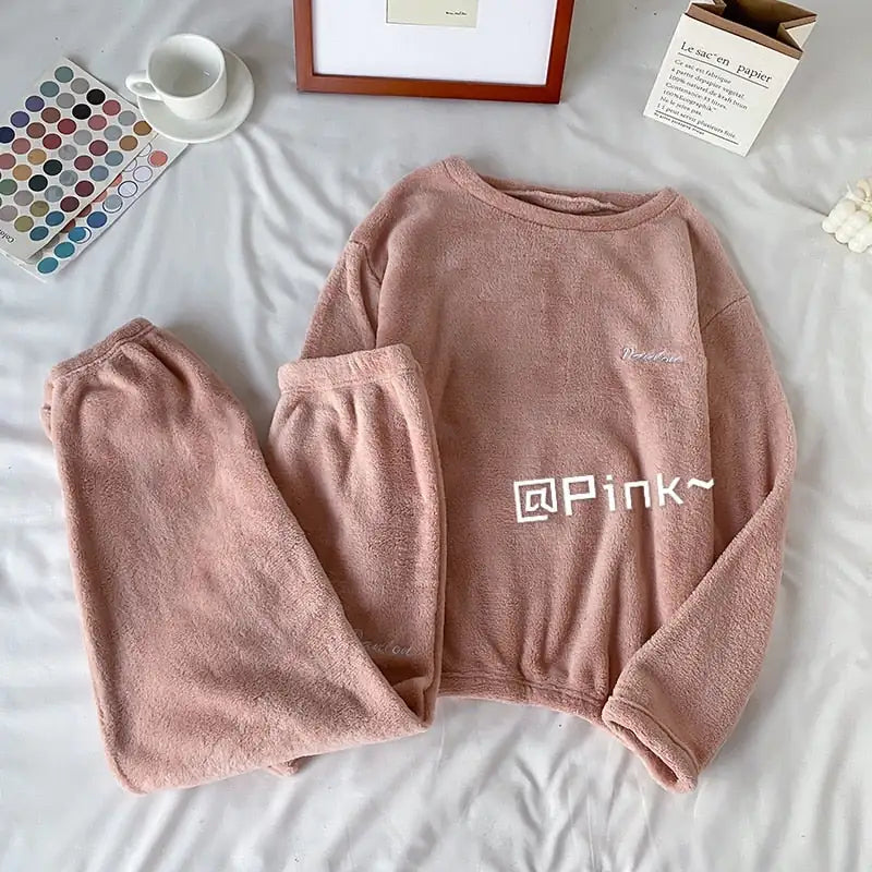 Frendorf | Winter-Pyjama-Set aus weichem Samt