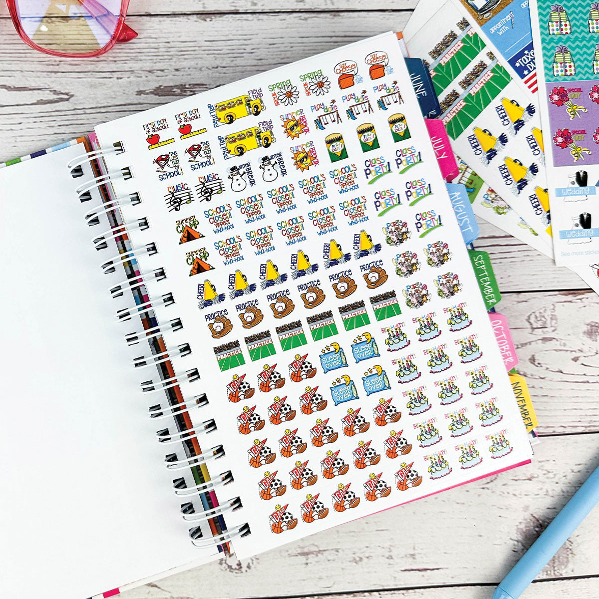 Frendorf | 2024-25 Erinnerungsordner Planer | Juli 2024 - Dezember 2025