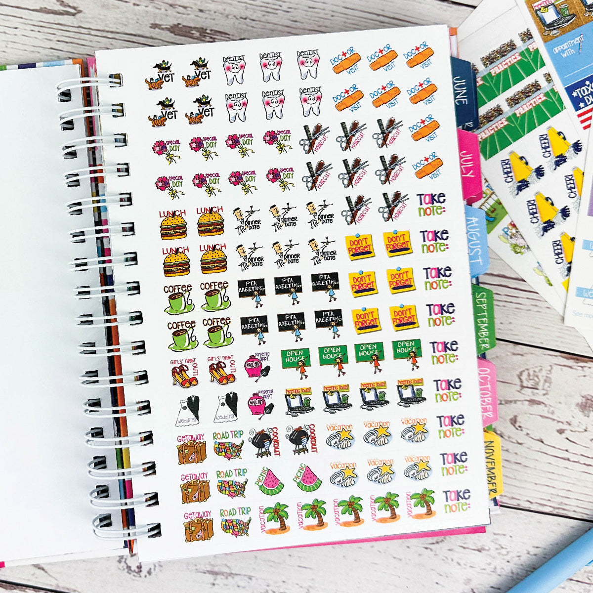 Frendorf | 2024-25 Erinnerungsordner Planer | Juli 2024 - Dezember 2025