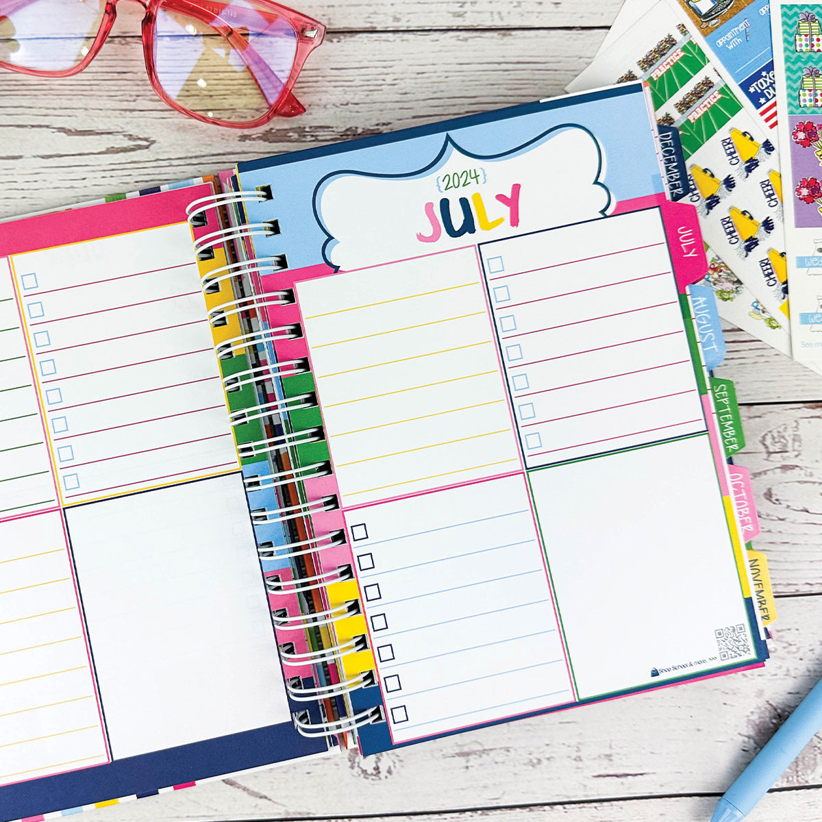 Frendorf | 2024-25 Erinnerungsordner Planer | Juli 2024 - Dezember 2025