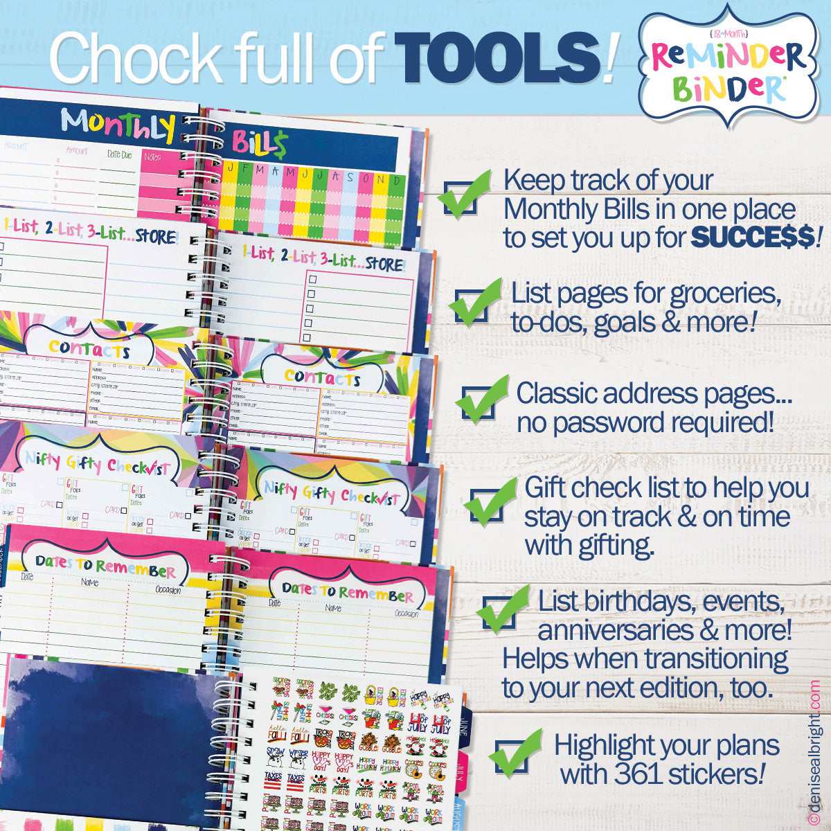 Frendorf | 2024-25 Erinnerungsordner Planer | Juli 2024 - Dezember 2025