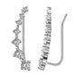 Frendorf | Glamour | Glänzender Zirkon 925 Sterling Silber Ohrring