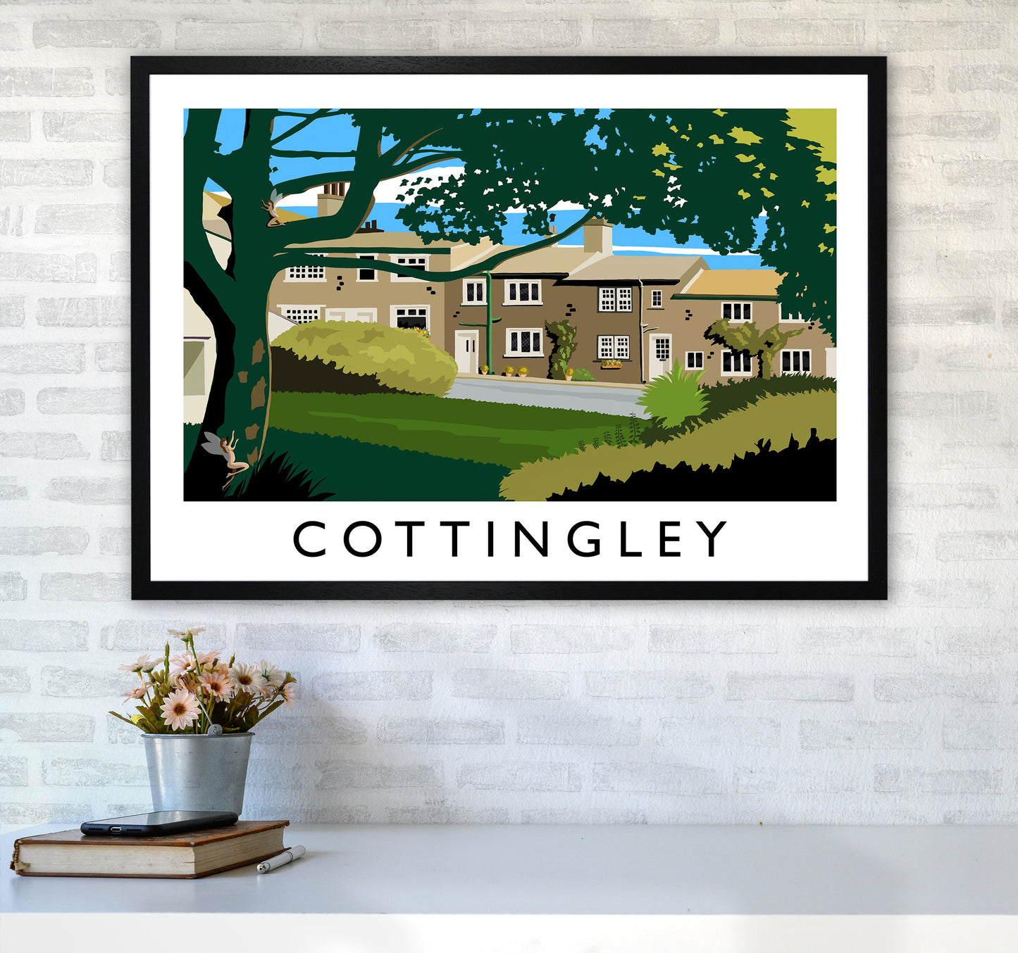 Cottingley Reise Kunstdruck