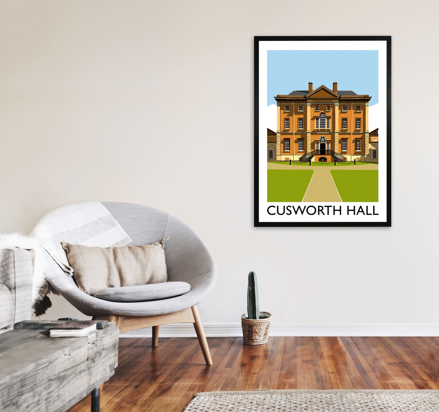 Cusworth Hall Gerahmter Digitaler Kunstdruck