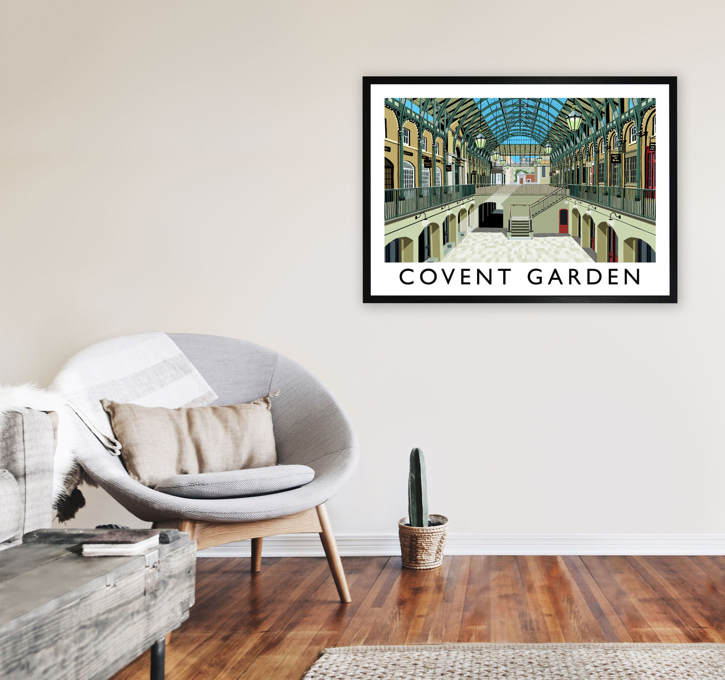 Covent Garden London Vintage Reise Kunst Poster