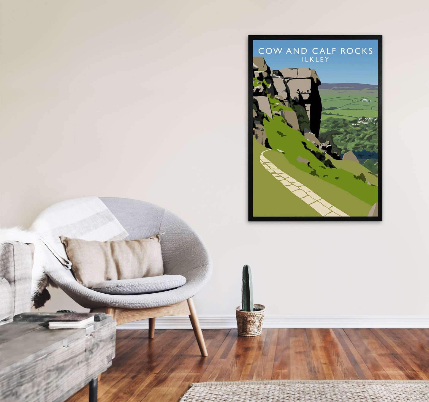 Kuh- und Kalb-Felsen Porträt
