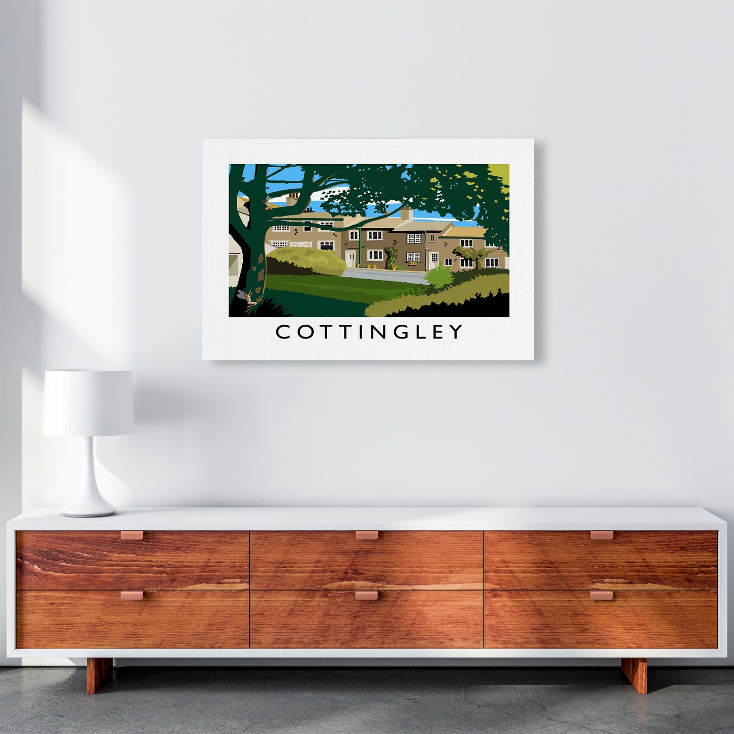Cottingley Reise Kunstdruck