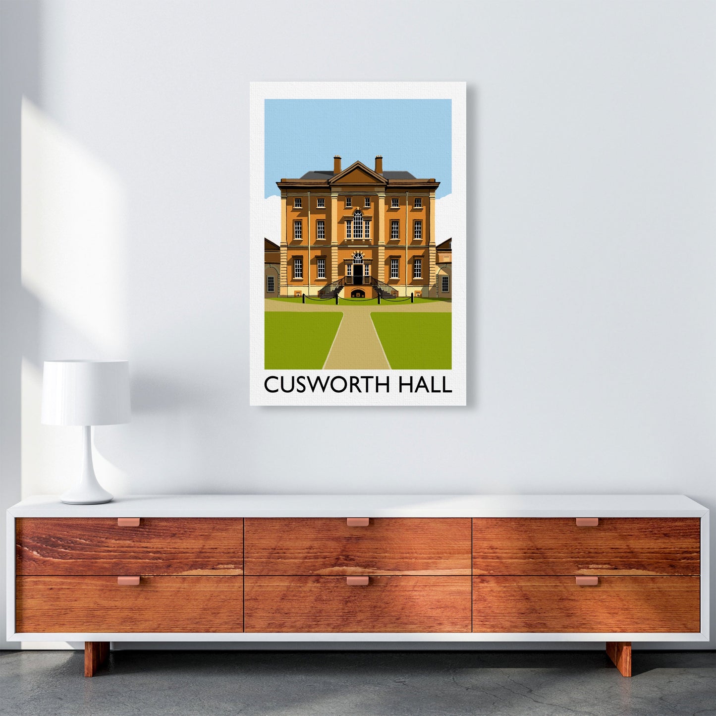 Cusworth Hall Gerahmter Digitaler Kunstdruck