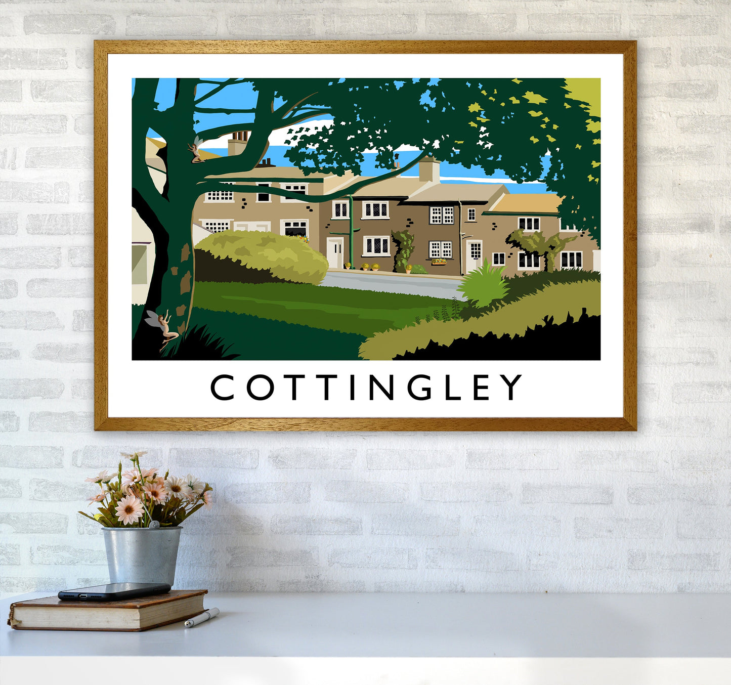 Cottingley Reise Kunstdruck