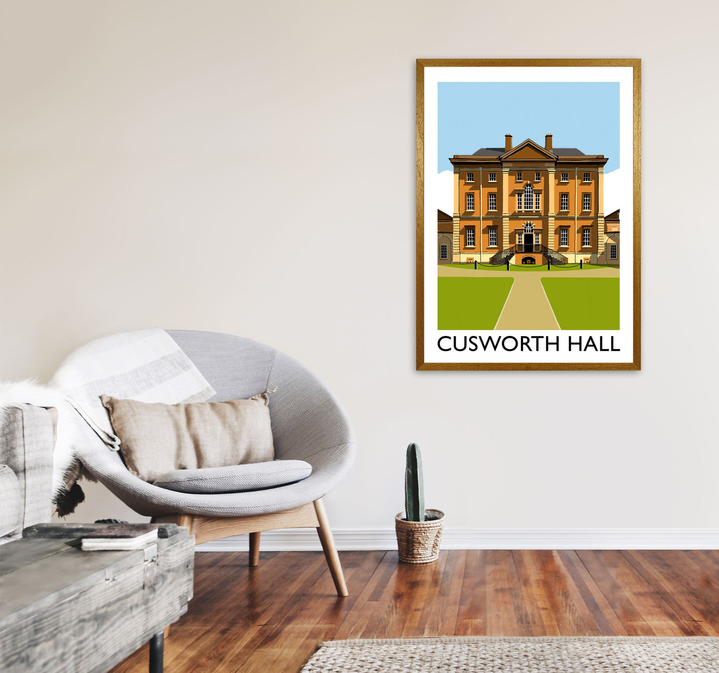 Cusworth Hall Gerahmter Digitaler Kunstdruck