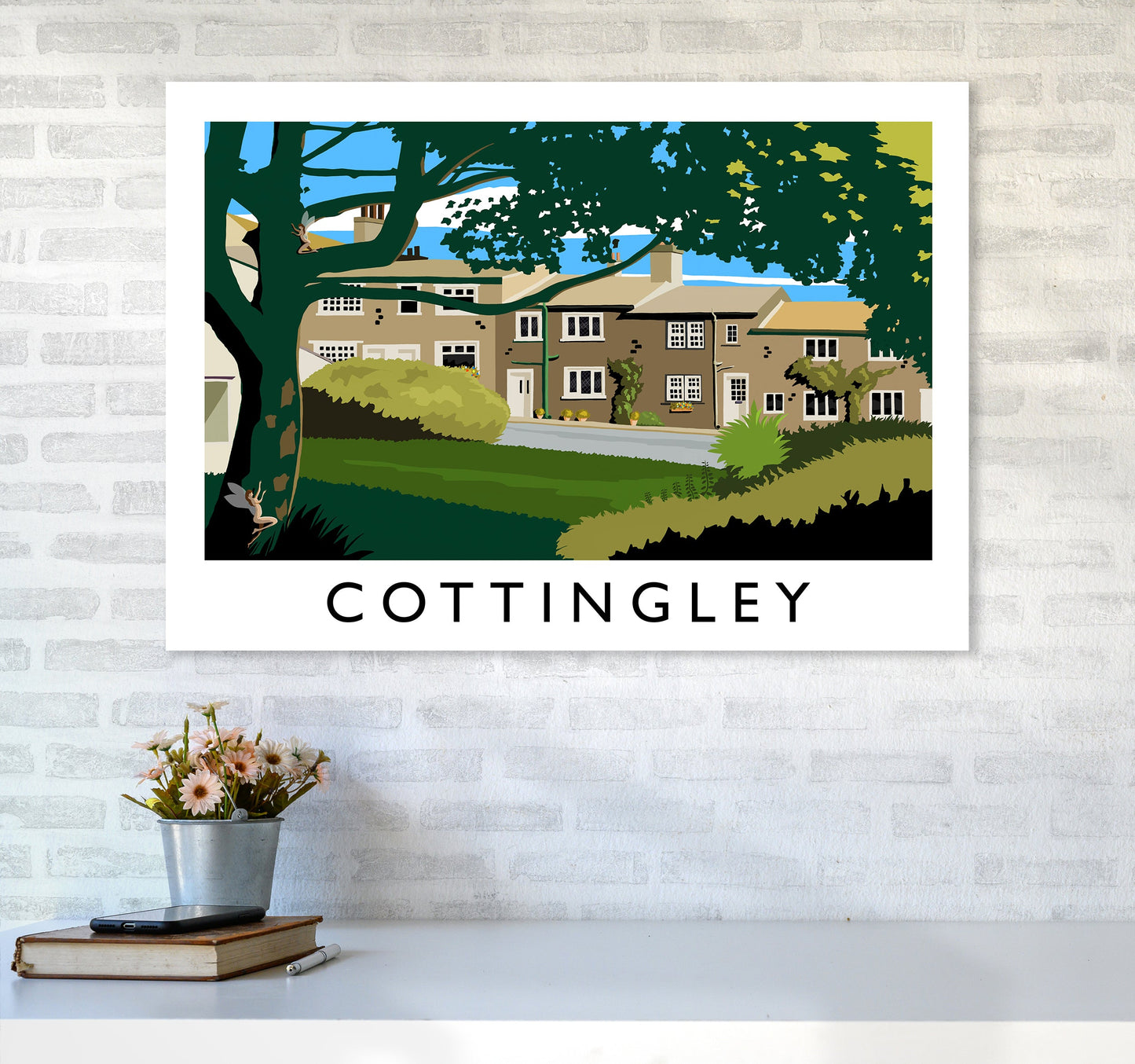 Cottingley Reise Kunstdruck