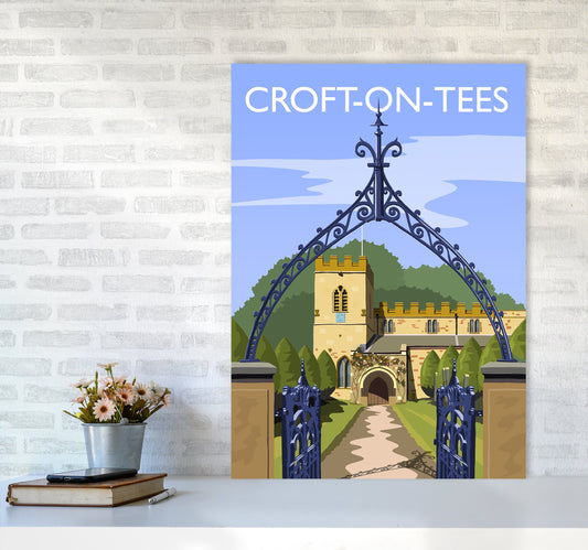 Croft-on-Tees Reise Kunstdruck