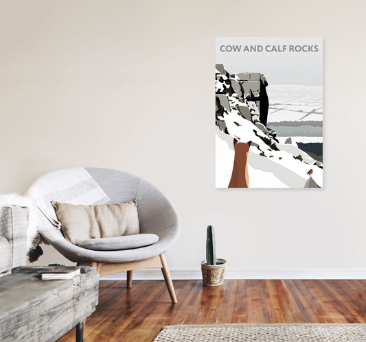 Kuh-und-Kalb-Felsen-im-Schnee-Porträt