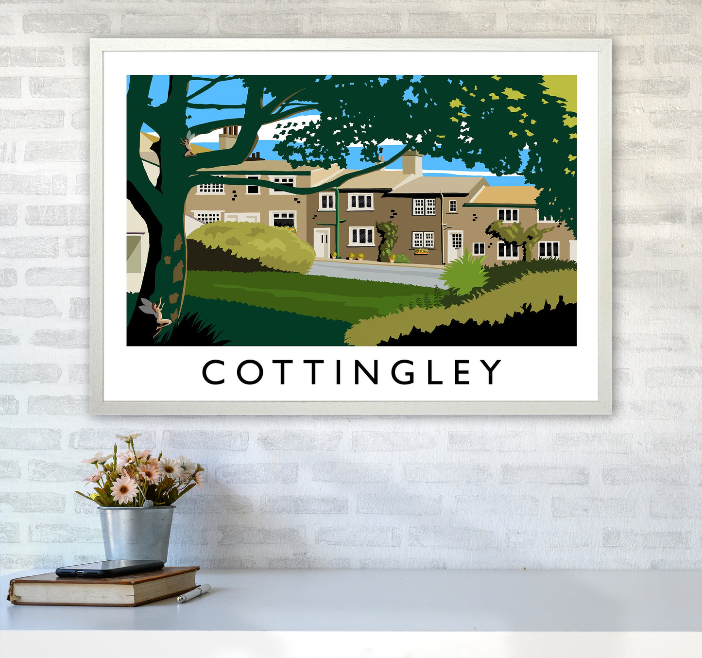 Cottingley Reise Kunstdruck