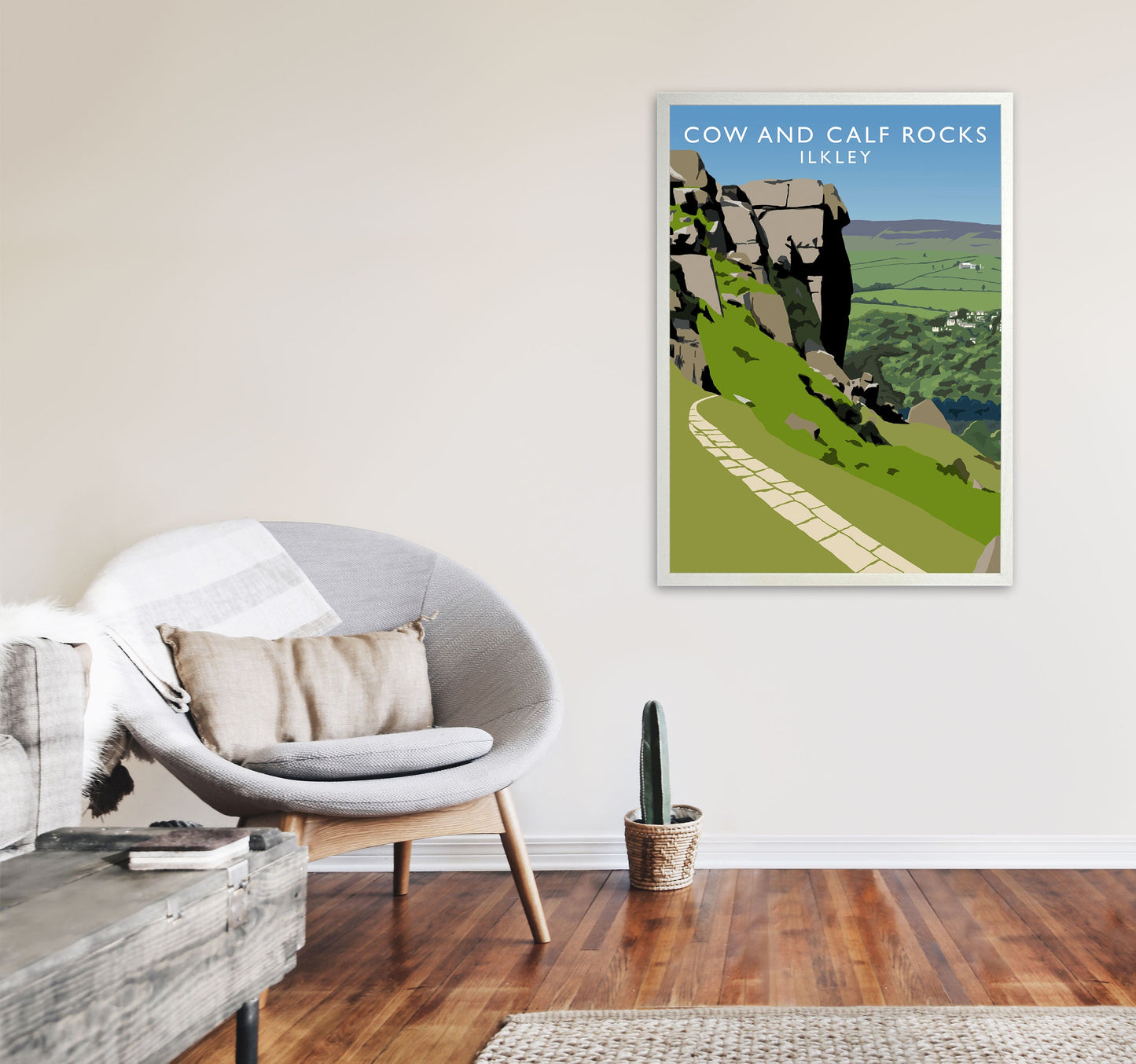 Kuh- und Kalb-Felsen Porträt