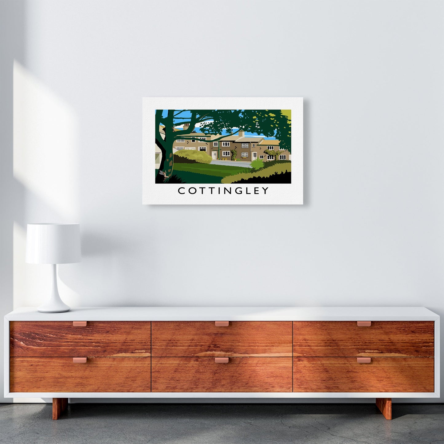 Cottingley Reise Kunstdruck