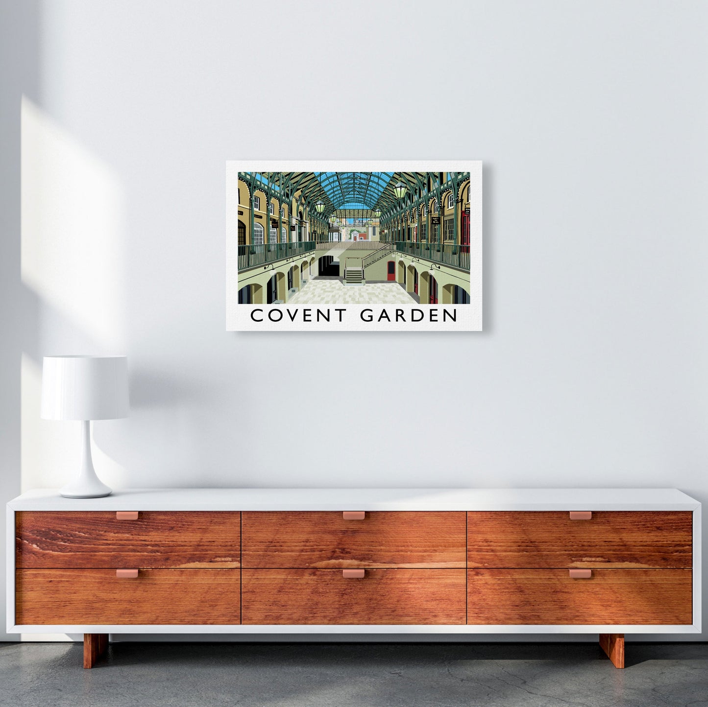 Covent Garden London Vintage Reise Kunst Poster