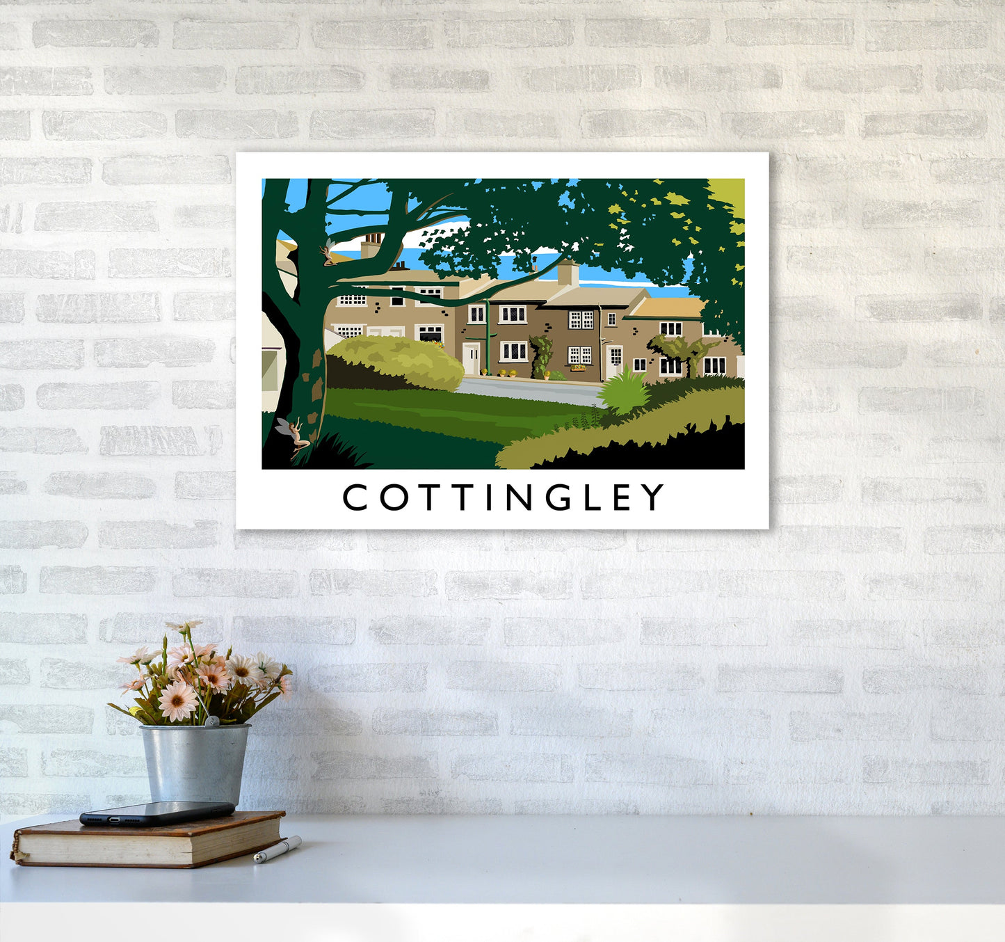 Cottingley Reise Kunstdruck