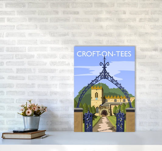 Croft-on-Tees Reise Kunstdruck