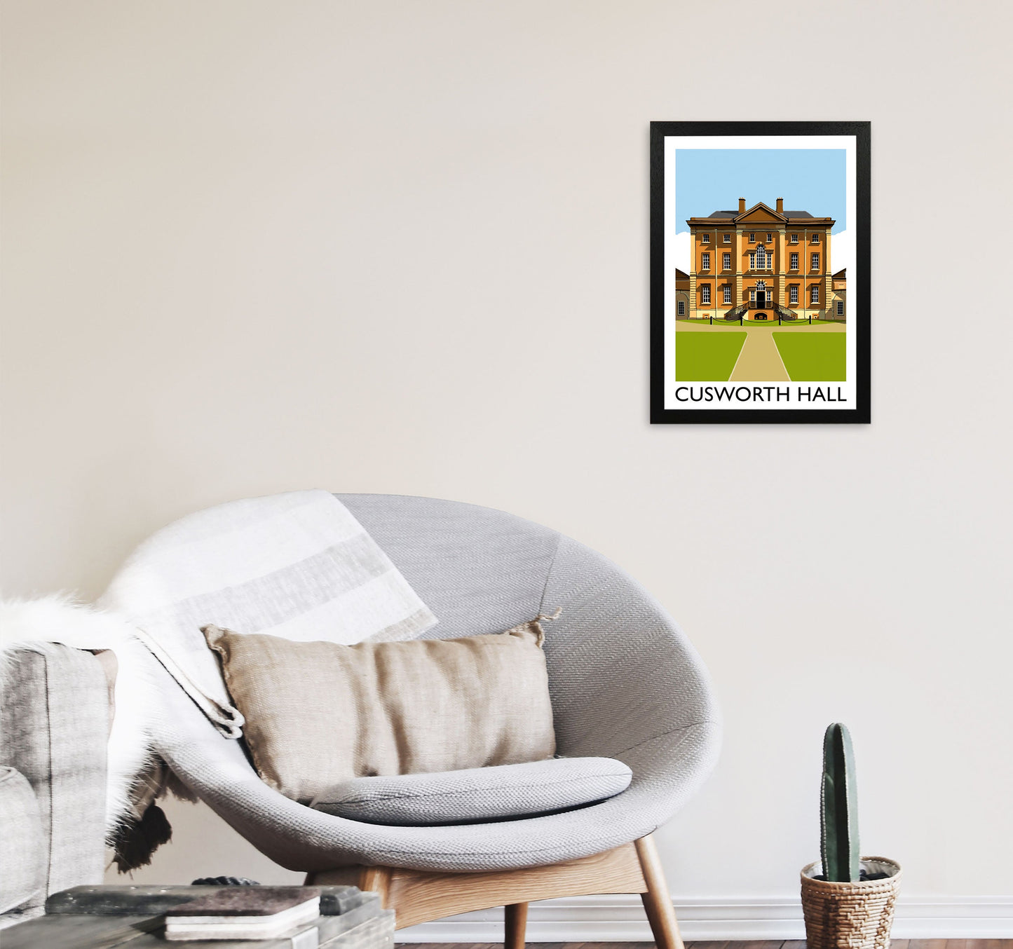 Cusworth Hall Gerahmter Digitaler Kunstdruck