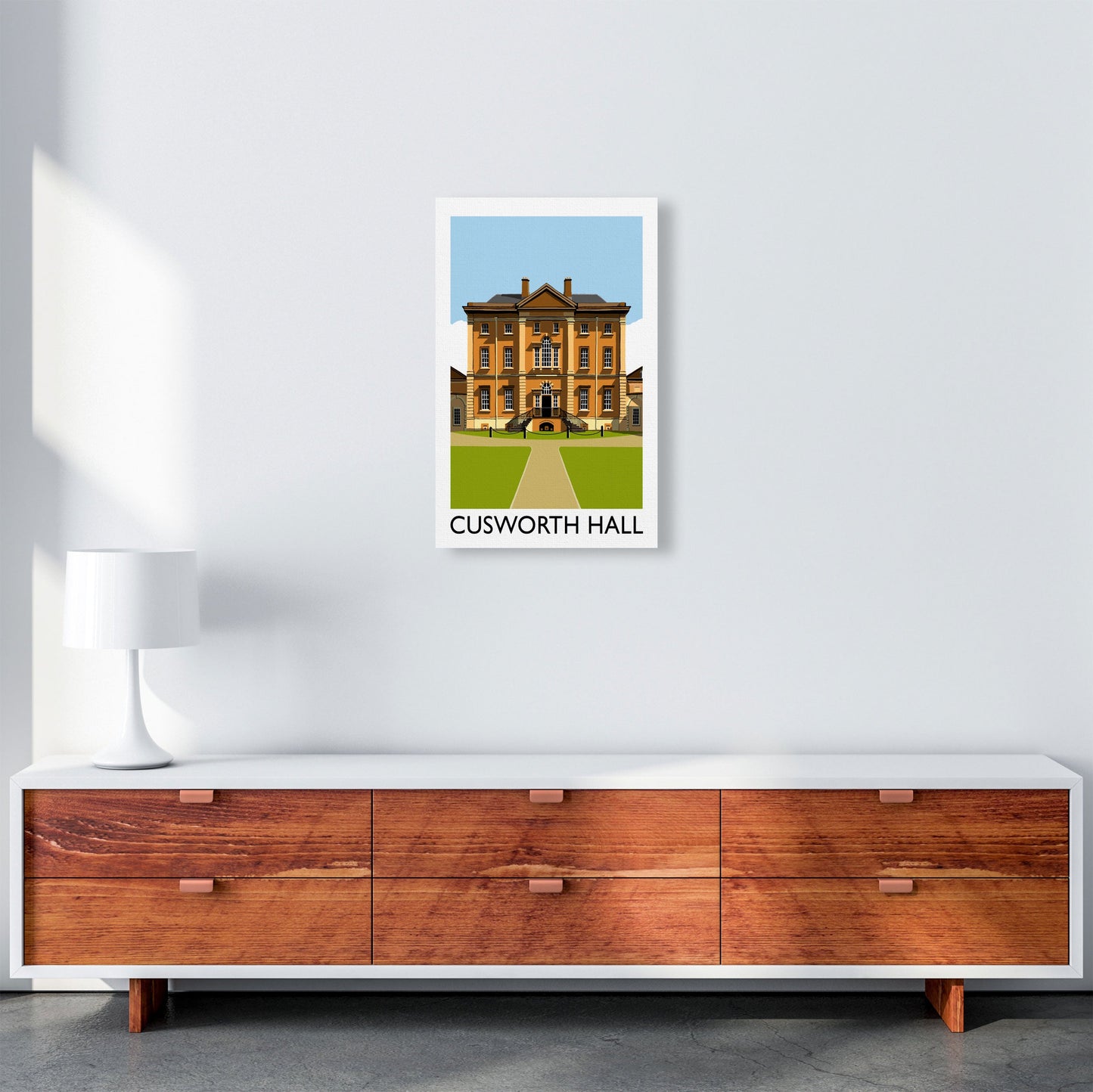 Cusworth Hall Gerahmter Digitaler Kunstdruck