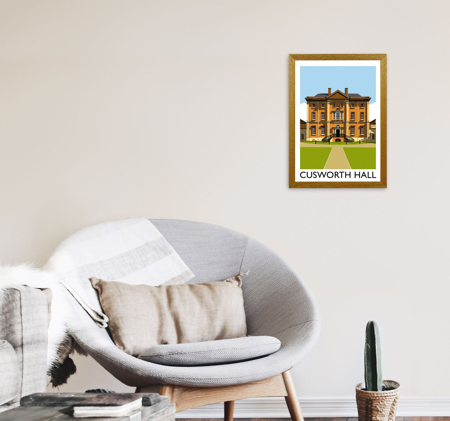Cusworth Hall Gerahmter Digitaler Kunstdruck